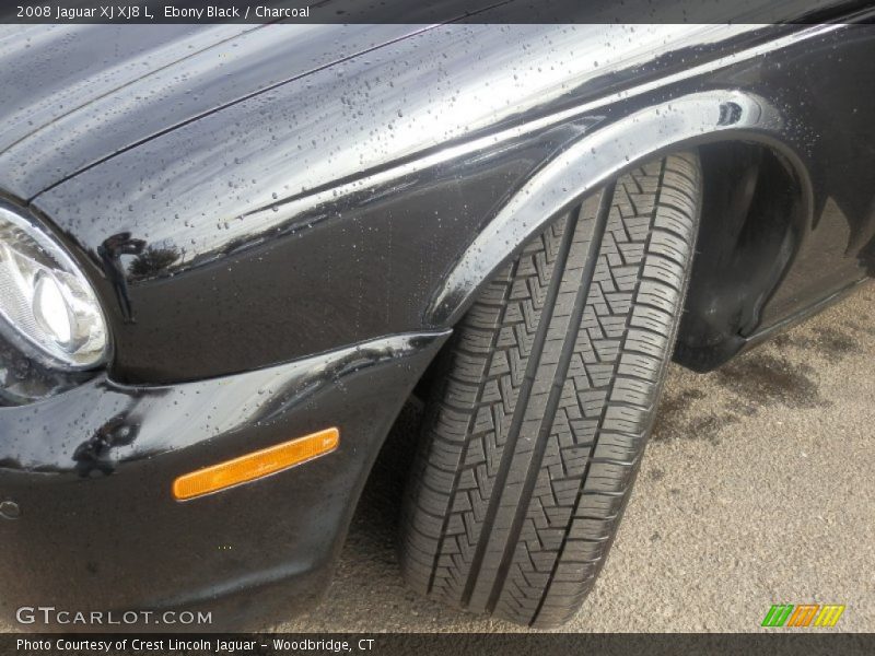 Ebony Black / Charcoal 2008 Jaguar XJ XJ8 L