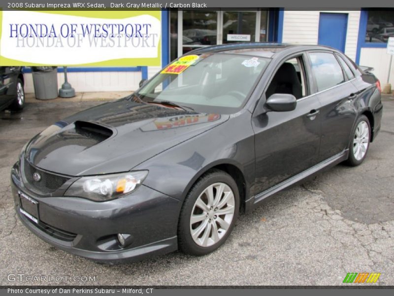 Dark Gray Metallic / Carbon Black 2008 Subaru Impreza WRX Sedan