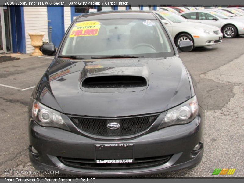 Dark Gray Metallic / Carbon Black 2008 Subaru Impreza WRX Sedan