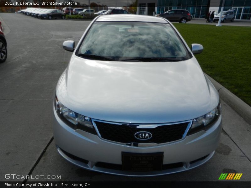 Bright Silver / Stone 2013 Kia Forte EX