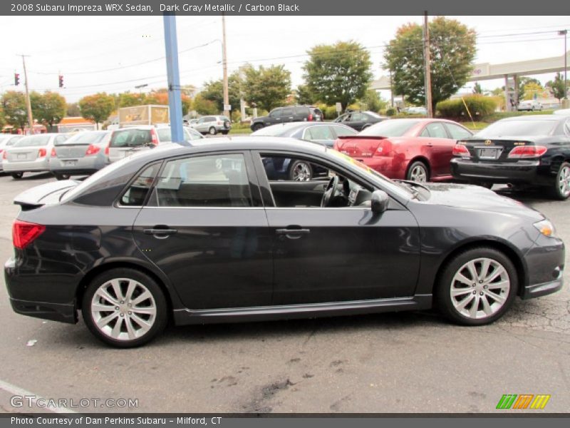 Dark Gray Metallic / Carbon Black 2008 Subaru Impreza WRX Sedan