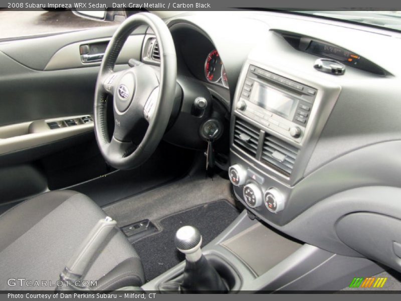 Dark Gray Metallic / Carbon Black 2008 Subaru Impreza WRX Sedan