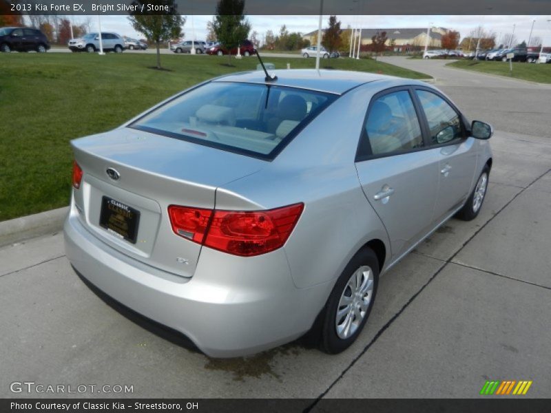 Bright Silver / Stone 2013 Kia Forte EX