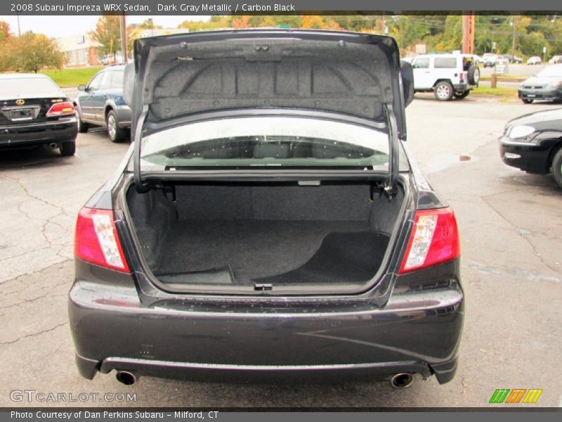 Dark Gray Metallic / Carbon Black 2008 Subaru Impreza WRX Sedan