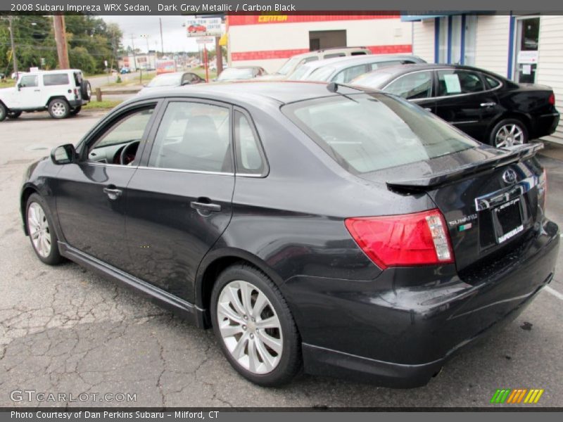Dark Gray Metallic / Carbon Black 2008 Subaru Impreza WRX Sedan