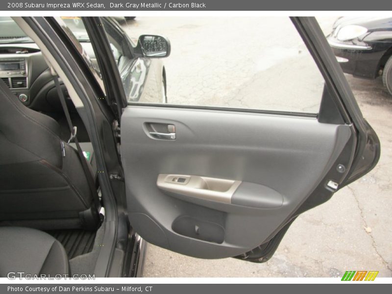 Dark Gray Metallic / Carbon Black 2008 Subaru Impreza WRX Sedan