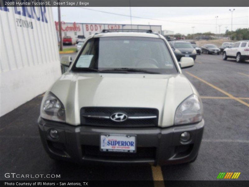 Desert Sage / Beige 2008 Hyundai Tucson SE