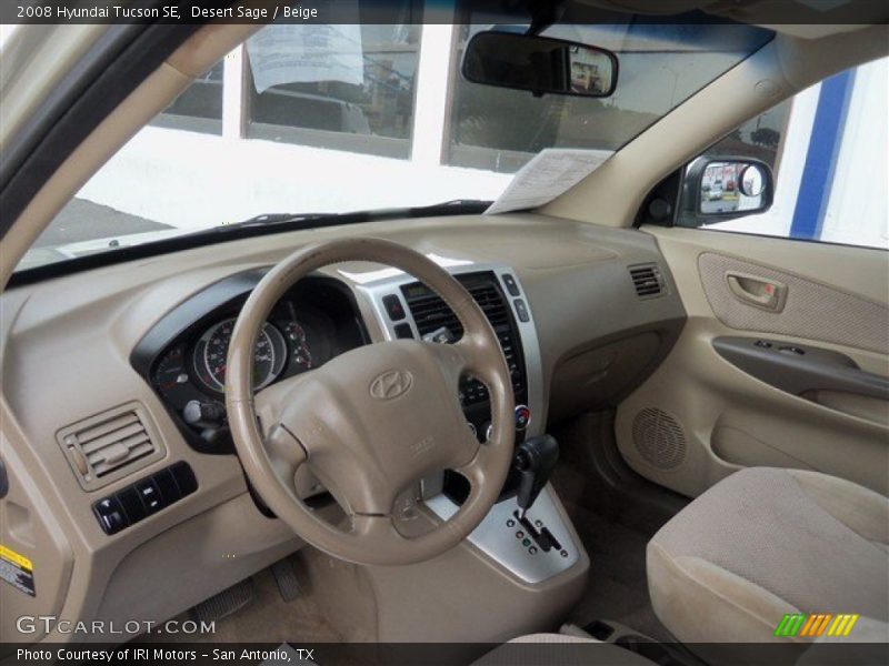 Desert Sage / Beige 2008 Hyundai Tucson SE