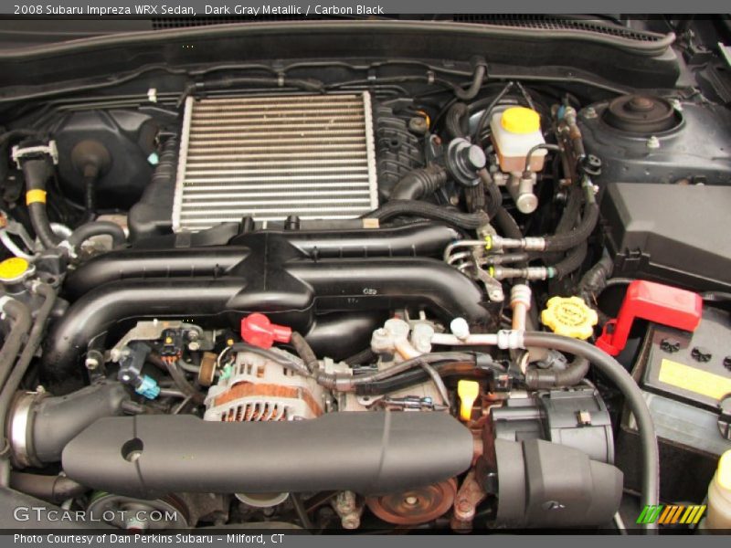 Dark Gray Metallic / Carbon Black 2008 Subaru Impreza WRX Sedan