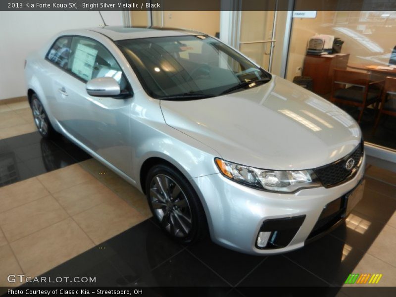 Bright Silver Metallic / Black 2013 Kia Forte Koup SX