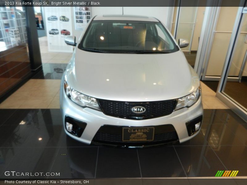Bright Silver Metallic / Black 2013 Kia Forte Koup SX