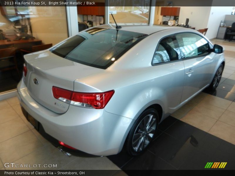 Bright Silver Metallic / Black 2013 Kia Forte Koup SX