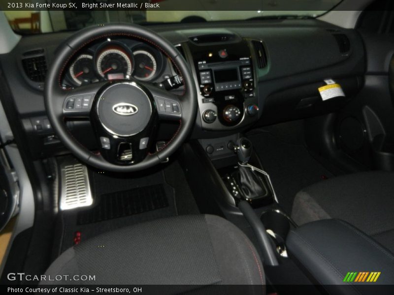 Bright Silver Metallic / Black 2013 Kia Forte Koup SX