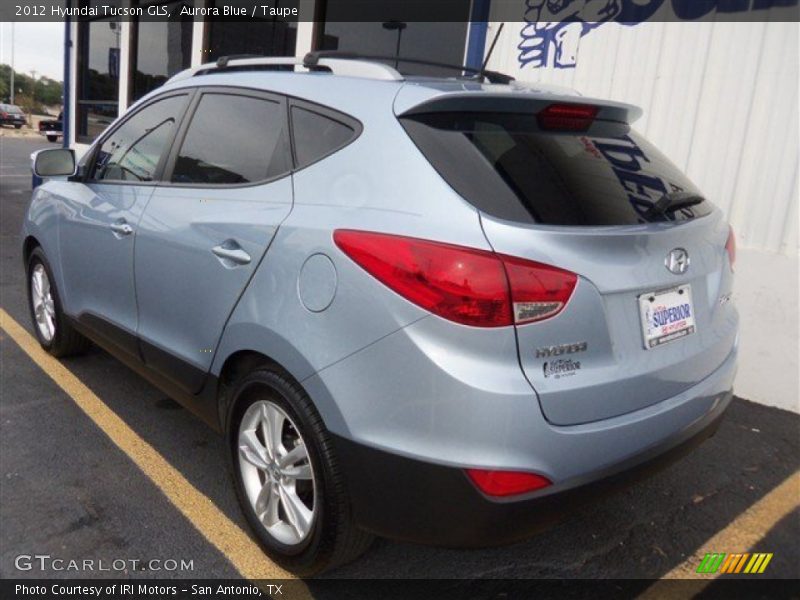 Aurora Blue / Taupe 2012 Hyundai Tucson GLS