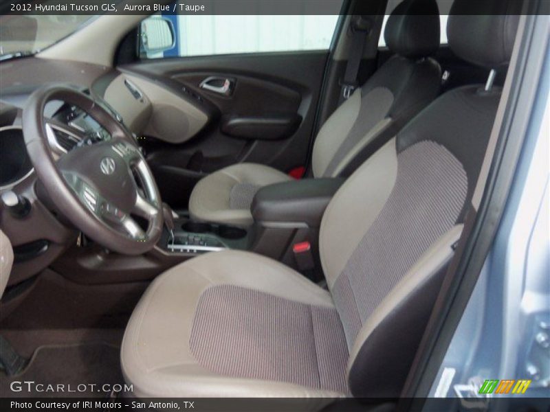 Aurora Blue / Taupe 2012 Hyundai Tucson GLS