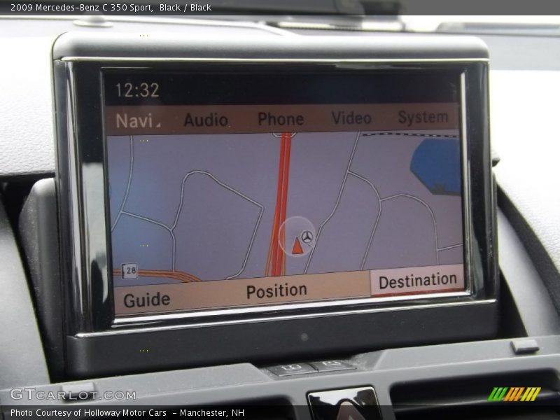 Black / Black 2009 Mercedes-Benz C 350 Sport
