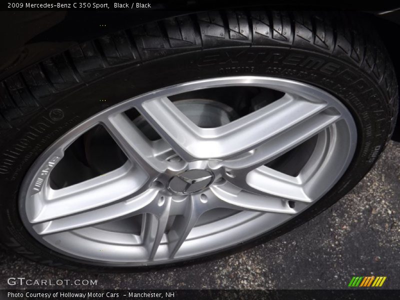 Black / Black 2009 Mercedes-Benz C 350 Sport