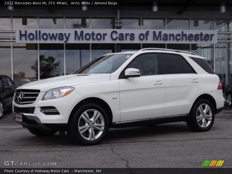 Arctic White / Almond Beige 2012 Mercedes-Benz ML 350 4Matic
