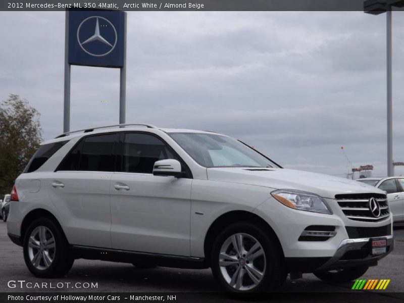 Arctic White / Almond Beige 2012 Mercedes-Benz ML 350 4Matic