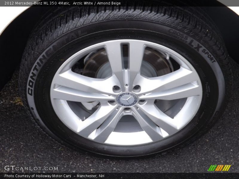 Arctic White / Almond Beige 2012 Mercedes-Benz ML 350 4Matic