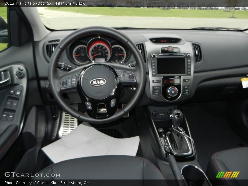 Titanium / Black 2013 Kia Forte 5-Door SX