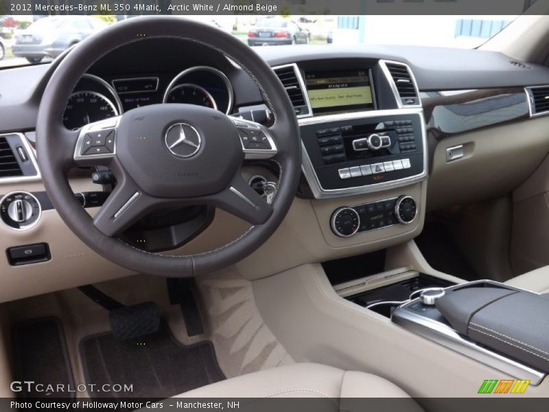 Arctic White / Almond Beige 2012 Mercedes-Benz ML 350 4Matic