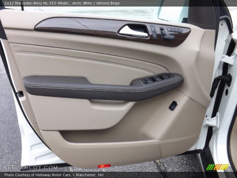 Arctic White / Almond Beige 2012 Mercedes-Benz ML 350 4Matic
