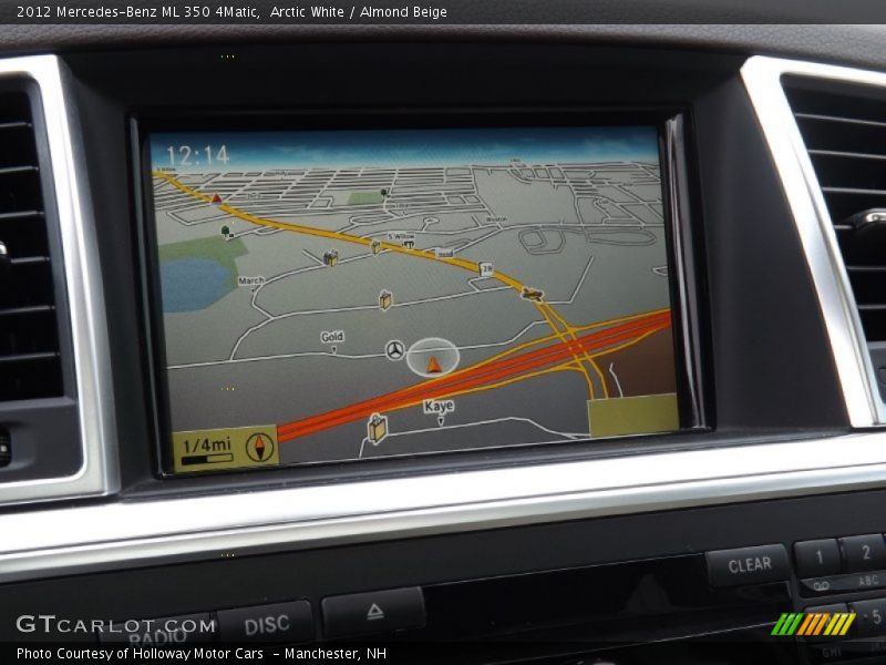 Arctic White / Almond Beige 2012 Mercedes-Benz ML 350 4Matic
