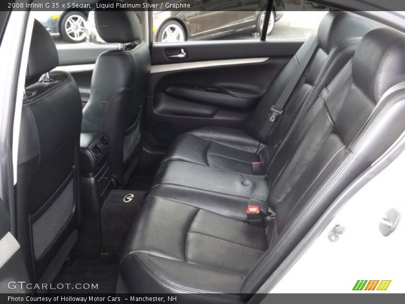 Liquid Platinum Silver / Graphite 2008 Infiniti G 35 x S Sedan