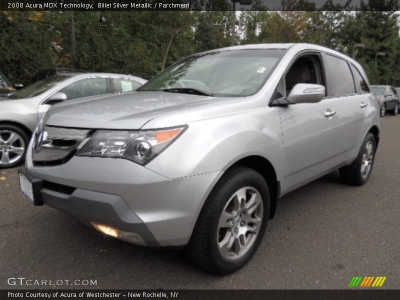 Billet Silver Metallic / Parchment 2008 Acura MDX Technology