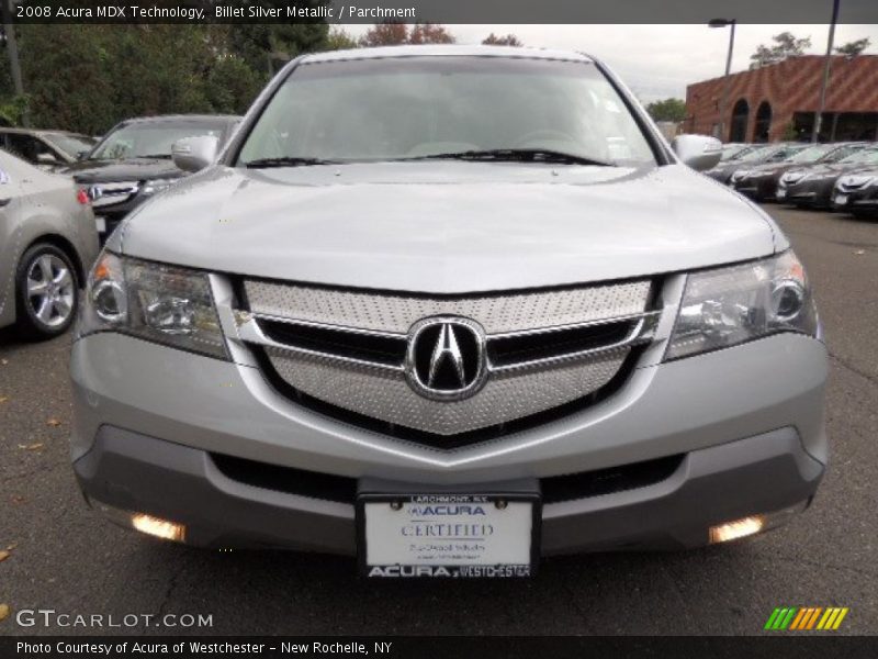 Billet Silver Metallic / Parchment 2008 Acura MDX Technology