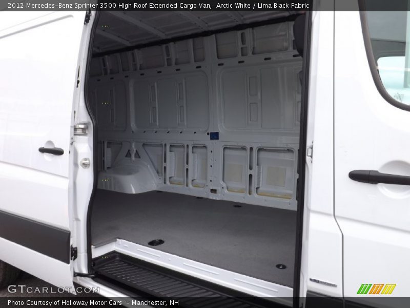 Arctic White / Lima Black Fabric 2012 Mercedes-Benz Sprinter 3500 High Roof Extended Cargo Van
