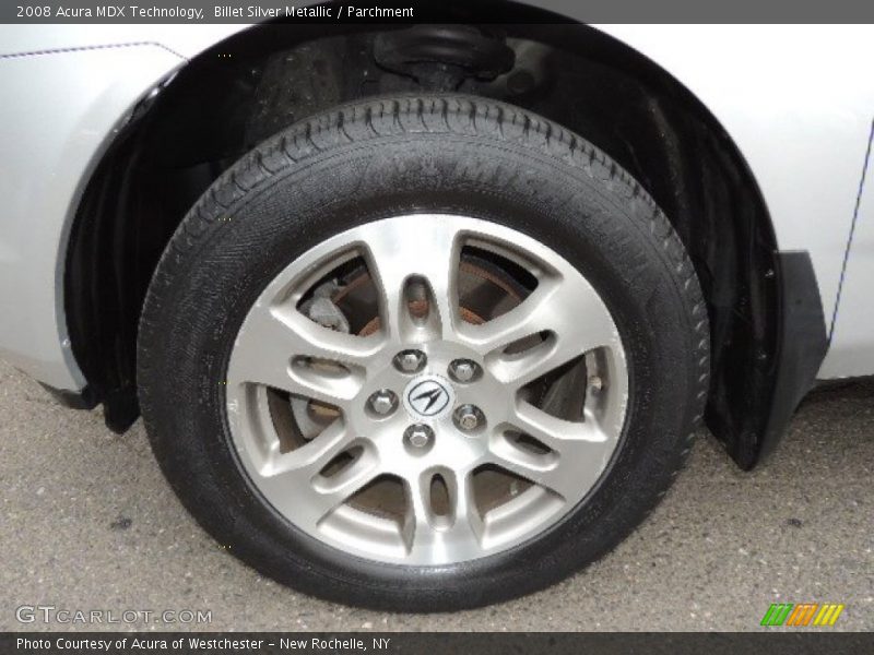 Billet Silver Metallic / Parchment 2008 Acura MDX Technology