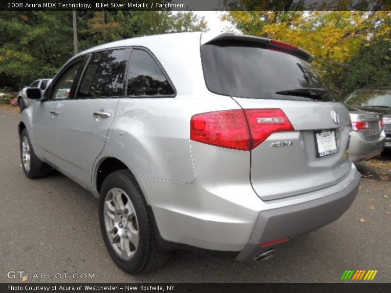 Billet Silver Metallic / Parchment 2008 Acura MDX Technology