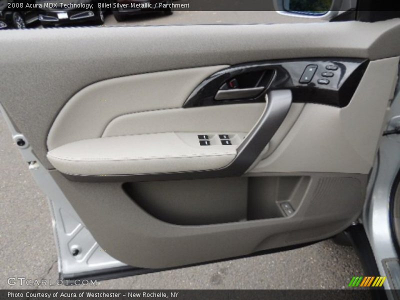 Billet Silver Metallic / Parchment 2008 Acura MDX Technology
