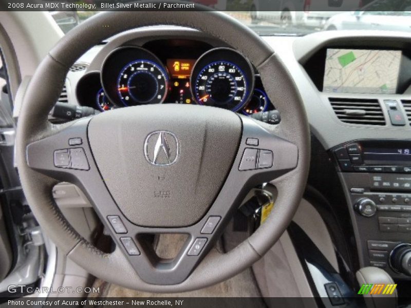 Billet Silver Metallic / Parchment 2008 Acura MDX Technology