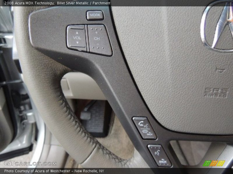 Billet Silver Metallic / Parchment 2008 Acura MDX Technology