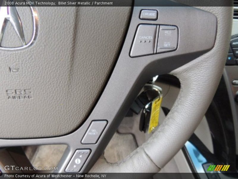 Billet Silver Metallic / Parchment 2008 Acura MDX Technology