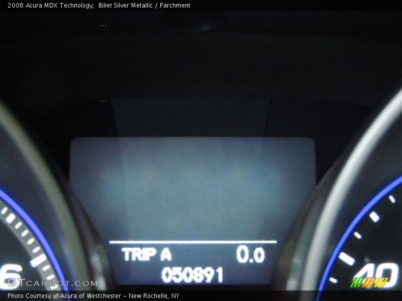 Billet Silver Metallic / Parchment 2008 Acura MDX Technology