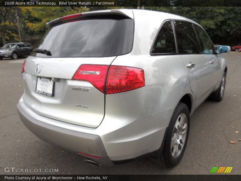 Billet Silver Metallic / Parchment 2008 Acura MDX Technology