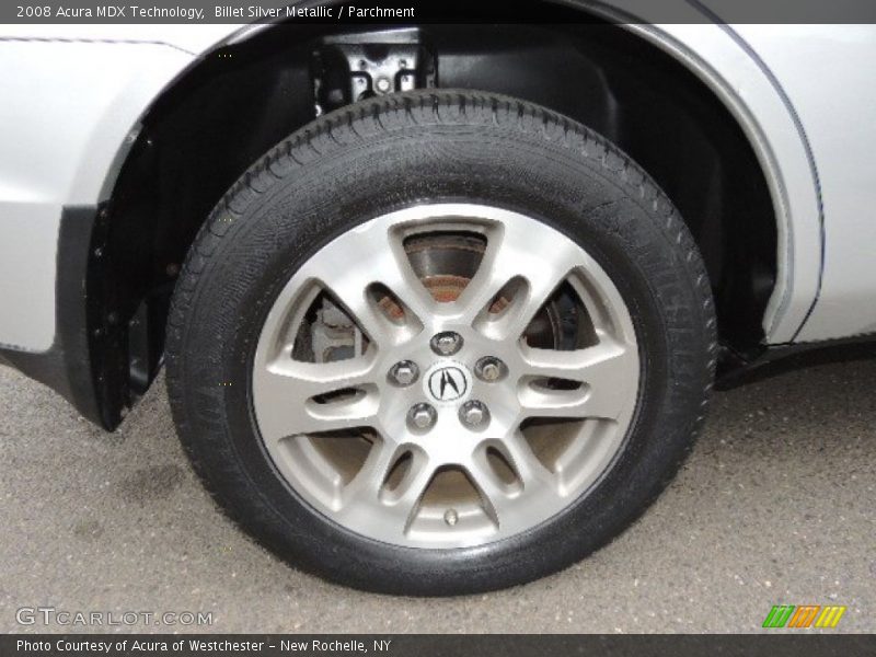 Billet Silver Metallic / Parchment 2008 Acura MDX Technology