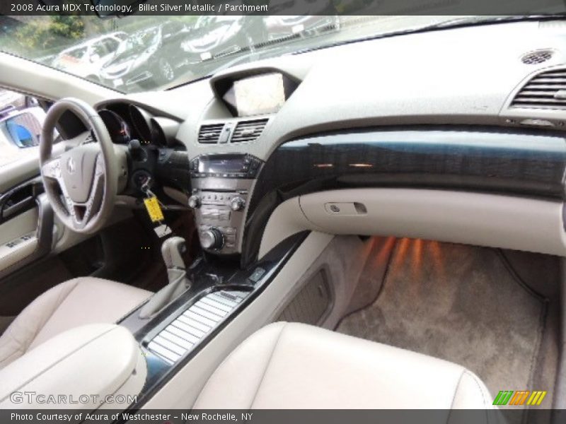 Billet Silver Metallic / Parchment 2008 Acura MDX Technology
