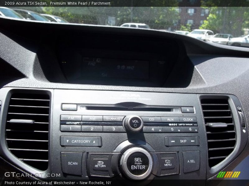 Premium White Pearl / Parchment 2009 Acura TSX Sedan