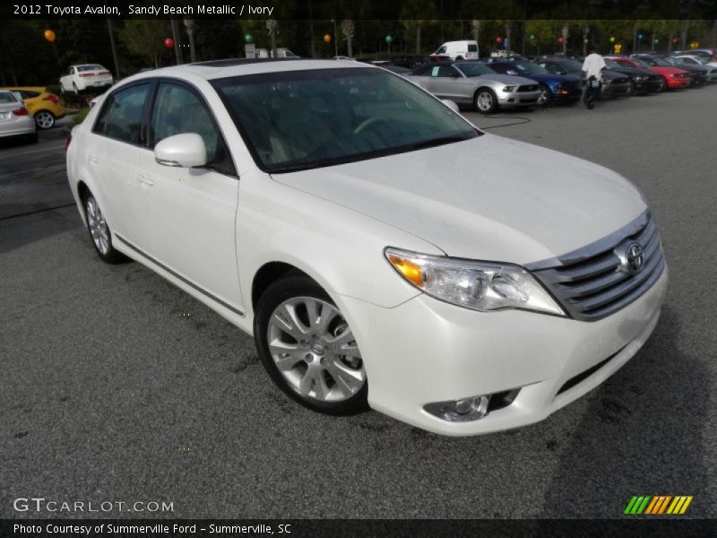Sandy Beach Metallic / Ivory 2012 Toyota Avalon