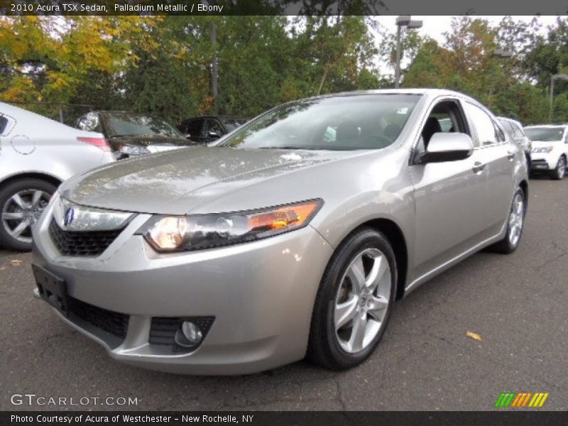 Palladium Metallic / Ebony 2010 Acura TSX Sedan