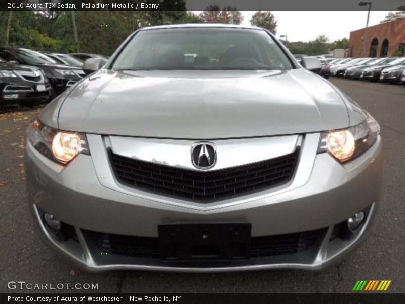 Palladium Metallic / Ebony 2010 Acura TSX Sedan