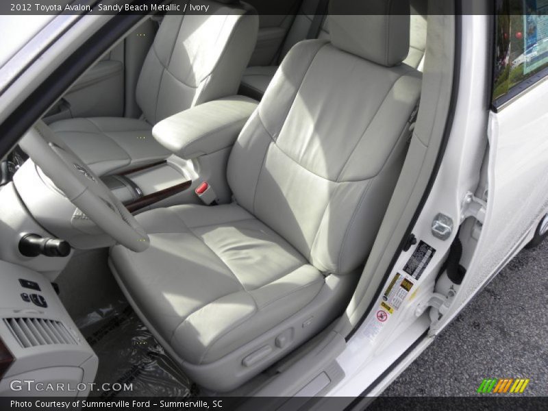 Sandy Beach Metallic / Ivory 2012 Toyota Avalon