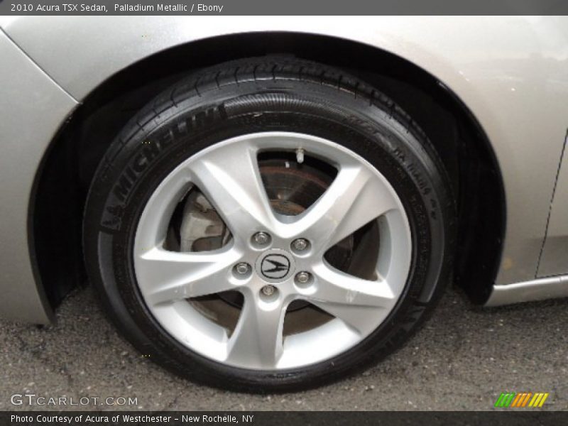 Palladium Metallic / Ebony 2010 Acura TSX Sedan
