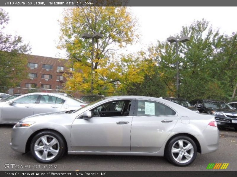 Palladium Metallic / Ebony 2010 Acura TSX Sedan