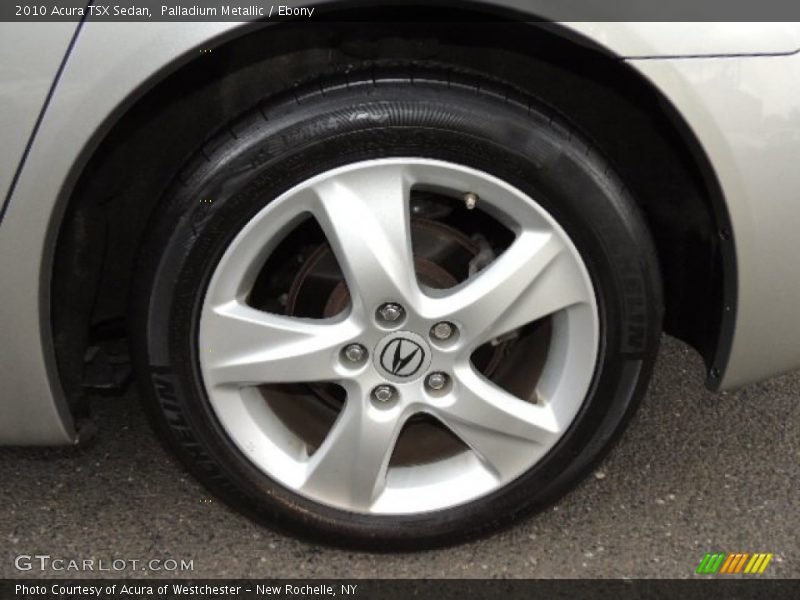 Palladium Metallic / Ebony 2010 Acura TSX Sedan